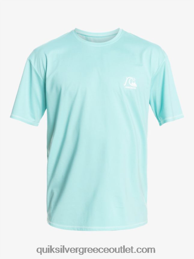 Heritage Heather κοντομάνικο upf 50 μπλουζάκι surf Quiksilver άνδρες 66LP841128 άγγελος μπλε ρείκι