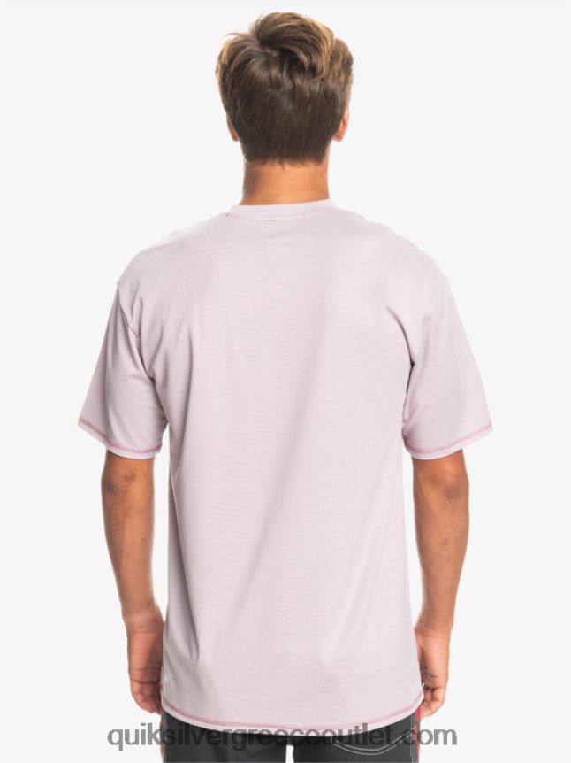 Heritage Heather κοντομάνικο upf 50 μπλουζάκι surf Quiksilver άνδρες 66LP841132 σκονισμένη ερείκη ορχιδέας