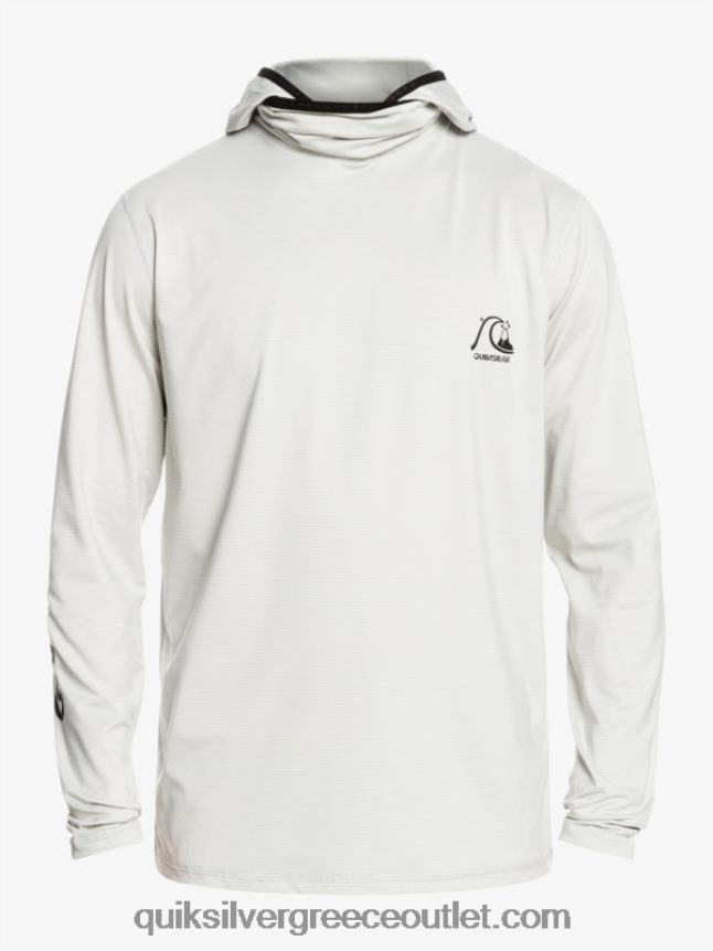 Heritage upf 50 μακρύ μανίκι σερφ μπλουζάκι Quiksilver άνδρες 66LP84418 γκρι βιολετί ρείκι