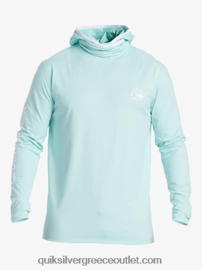 Heritage upf 50 μακρύ μανίκι σερφ μπλουζάκι Quiksilver άνδρες 66LP84419 μπλε του ουρανού ρείκι