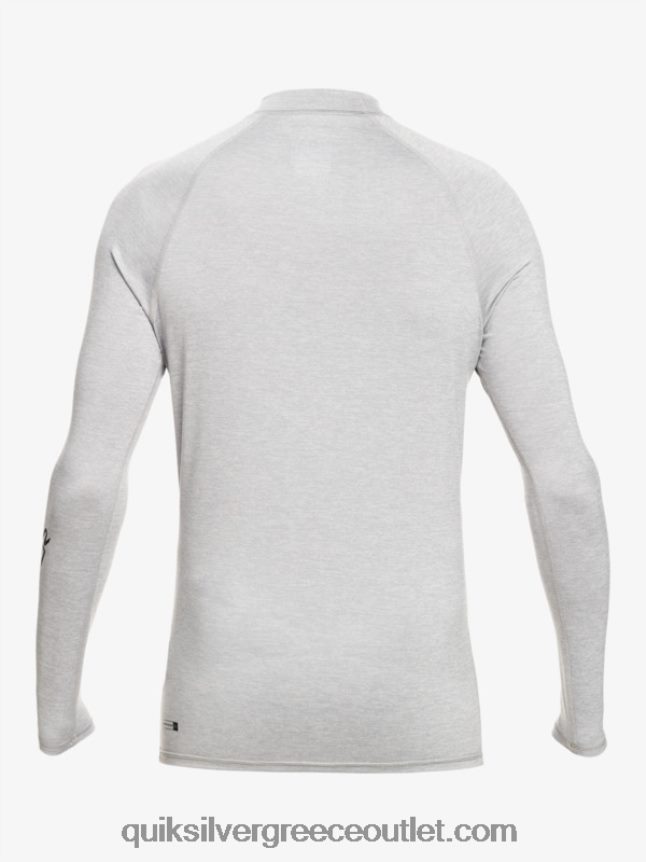 all time long sleeve upf 50 rashguard Quiksilver άνδρες 66LP84819 χιονόνερο