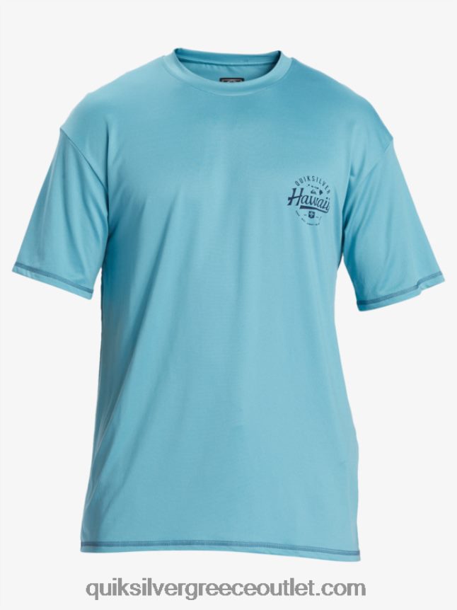 Χαβάη big bite upf 50 κοντομάνικο μπλουζάκι σερφ Quiksilver άνδρες 66LP84880 μπλε δελφίνι