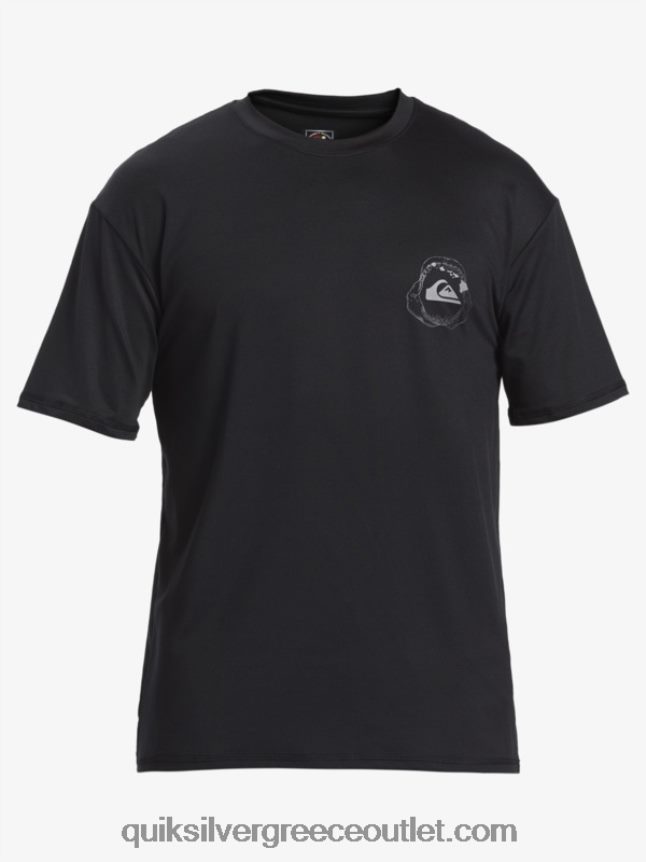 Χαβάη big bite upf 50 κοντομάνικο μπλουζάκι σερφ Quiksilver άνδρες 66LP84883 μαύρος