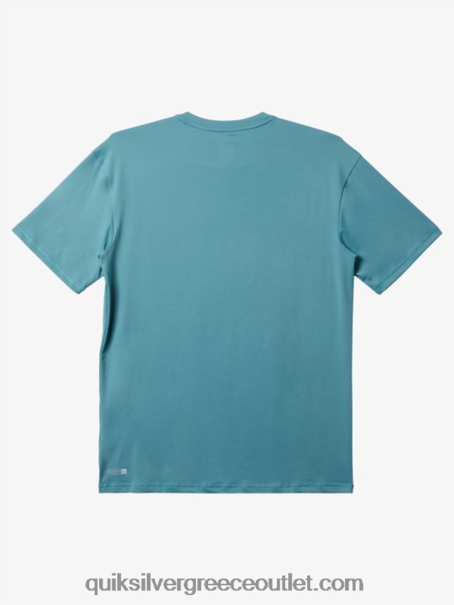 mix session upf 50 κοντομάνικο μπλουζάκι σερφ Quiksilver άνδρες 66LP84314 καμέο μπλε