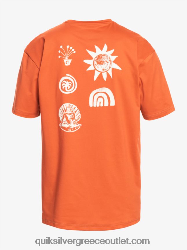 mix κοντομάνικο upf 50 μπλουζάκι σερφ Quiksilver άνδρες 66LP841810 καυτή σάλτσα