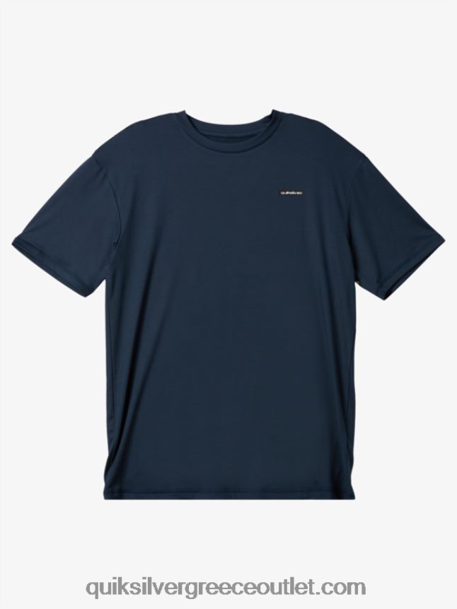 omni session upf 50 κοντομάνικο μπλουζάκι σερφ Quiksilver άνδρες 66LP84541 μεσάνυχτα ναυτικό