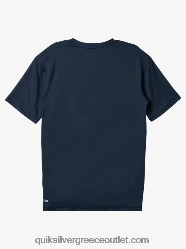 omni session upf 50 κοντομάνικο μπλουζάκι σερφ Quiksilver άνδρες 66LP84541 μεσάνυχτα ναυτικό