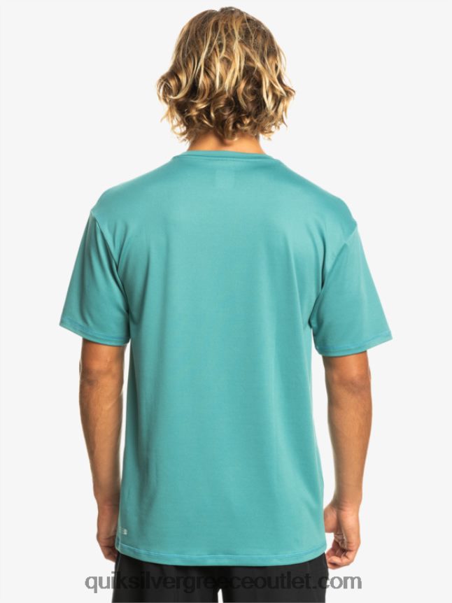 omni session upf 50 κοντομάνικο μπλουζάκι σερφ Quiksilver άνδρες 66LP84542 μπλε της Βρετάνης