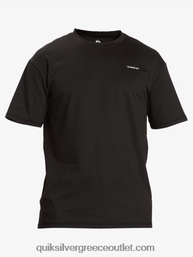 omni session upf 50 κοντομάνικο μπλουζάκι σερφ Quiksilver άνδρες 66LP84543 μαύρος