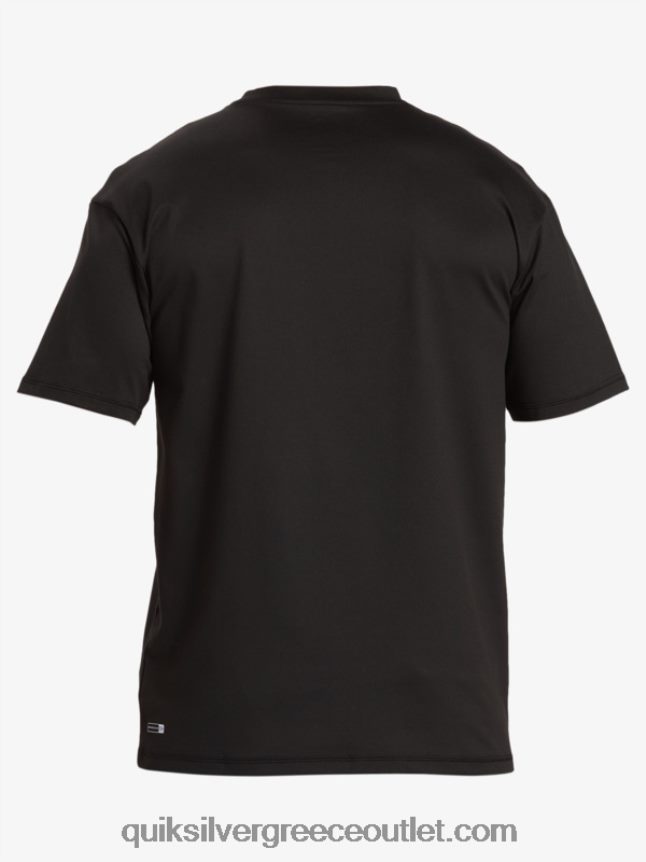 omni session upf 50 κοντομάνικο μπλουζάκι σερφ Quiksilver άνδρες 66LP84543 μαύρος