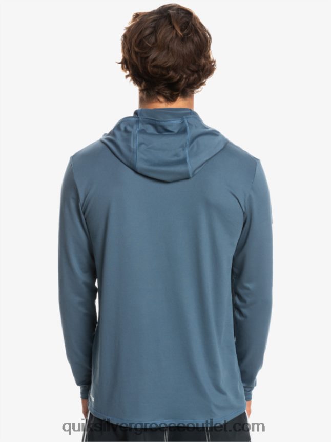 omni session upf 50 μακρύ μανίκι σερφ μπλουζάκι Quiksilver άνδρες 66LP84770 θάλασσα του Βέρινγκ