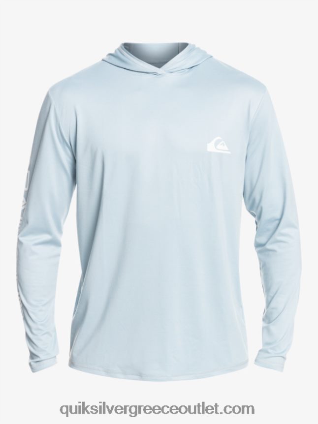 omni session upf 50 μακρύ μανίκι σερφ μπλουζάκι Quiksilver άνδρες 66LP84771 ουράνιο μπλε