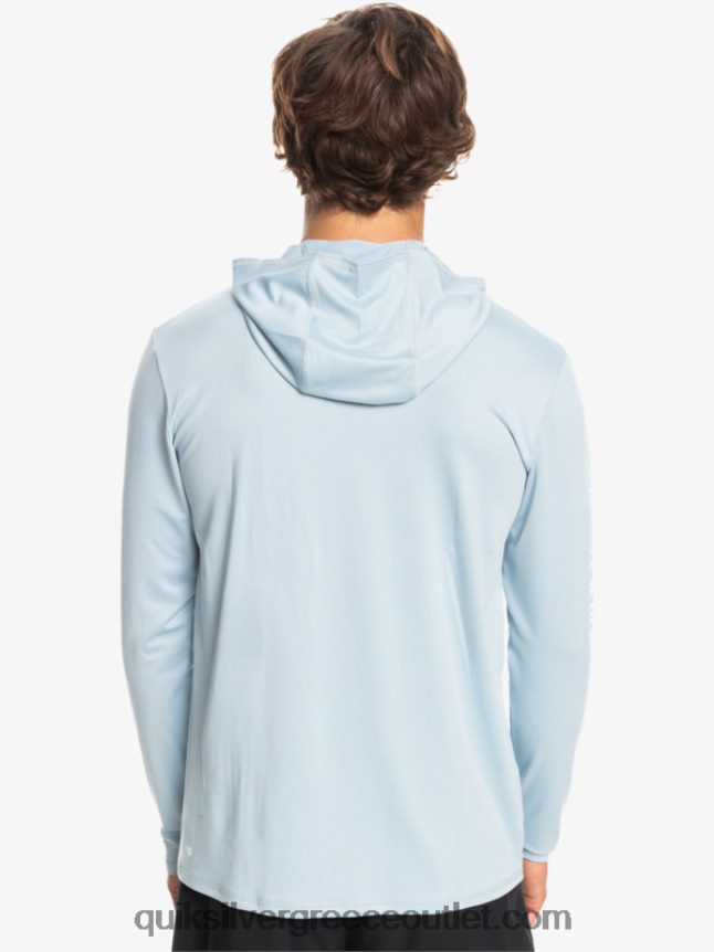 omni session upf 50 μακρύ μανίκι σερφ μπλουζάκι Quiksilver άνδρες 66LP84771 ουράνιο μπλε