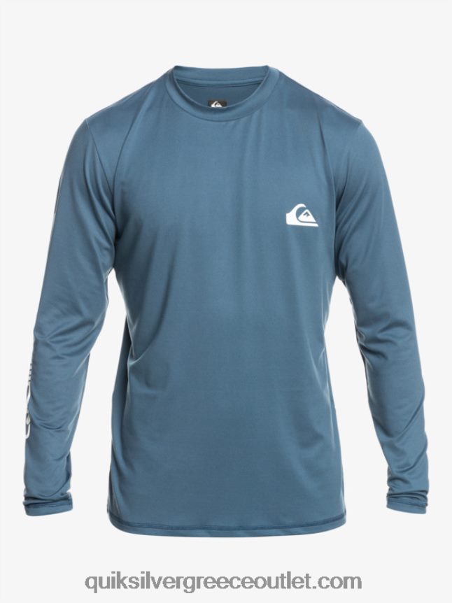 omni session μακρυμάνικο upf 50 μπλουζάκι surf Quiksilver άνδρες 66LP84402 θάλασσα του Βέρινγκ