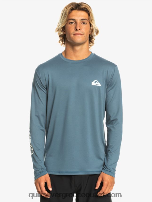 omni session μακρυμάνικο upf 50 μπλουζάκι surf Quiksilver άνδρες 66LP84402 θάλασσα του Βέρινγκ