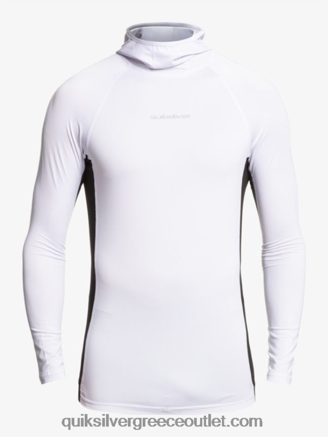 καταιγίδα μακρυμάνικο rashguard Quiksilver άνδρες 66LP841837 άσπρο