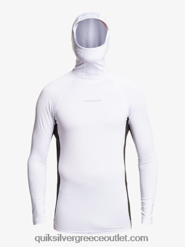 καταιγίδα μακρυμάνικο rashguard Quiksilver άνδρες 66LP841837 άσπρο