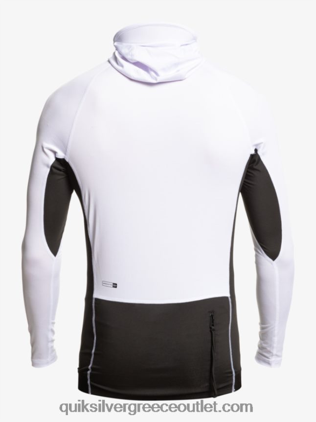 καταιγίδα μακρυμάνικο rashguard Quiksilver άνδρες 66LP841837 άσπρο