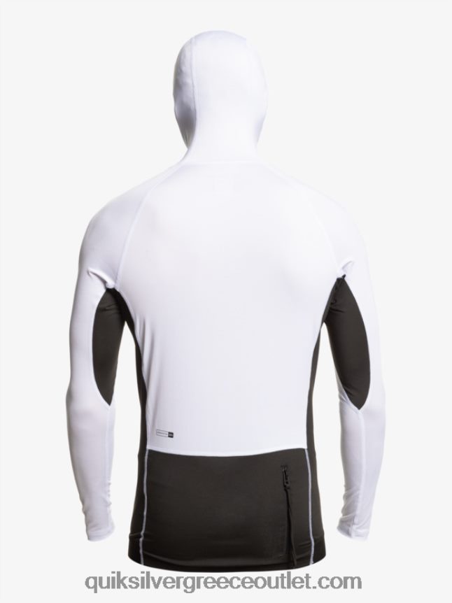 καταιγίδα μακρυμάνικο rashguard Quiksilver άνδρες 66LP841837 άσπρο