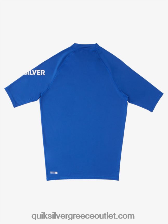 παντός χρόνου κοντομάνικο upf 50 rashguard Quiksilver άνδρες 66LP841264 ηλεκτρικό βασιλικό
