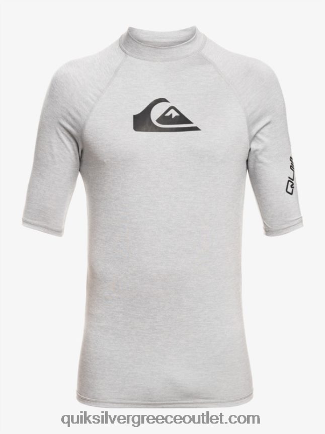 παντός χρόνου κοντομάνικο upf 50 rashguard Quiksilver άνδρες 66LP84809 χιονόνερο