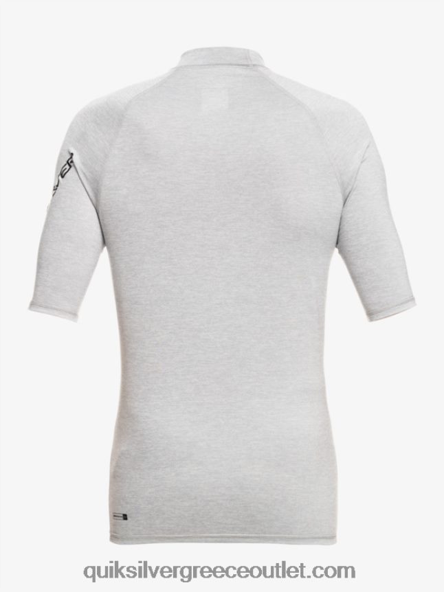 παντός χρόνου κοντομάνικο upf 50 rashguard Quiksilver άνδρες 66LP84809 χιονόνερο
