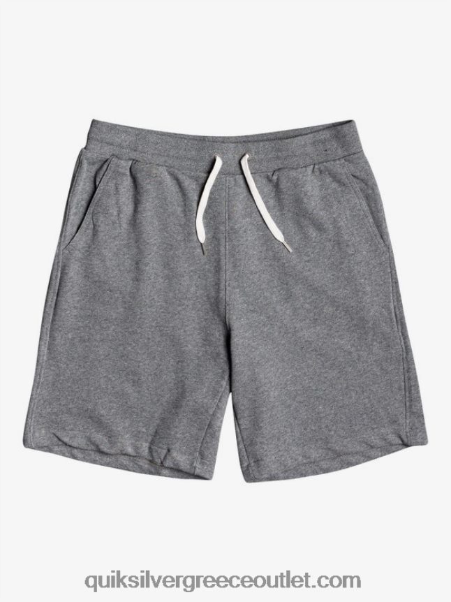 απαραίτητα 19 βιολογικά φούτερ Quiksilver άνδρες 66LP841659 ανοιχτό γκρι ρείκι