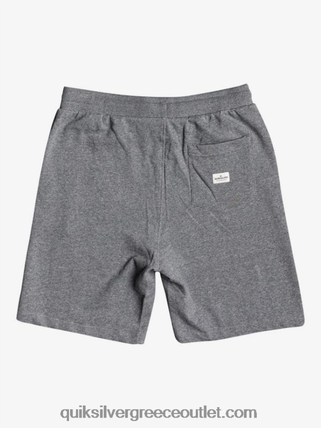 απαραίτητα 19 βιολογικά φούτερ Quiksilver άνδρες 66LP841659 ανοιχτό γκρι ρείκι