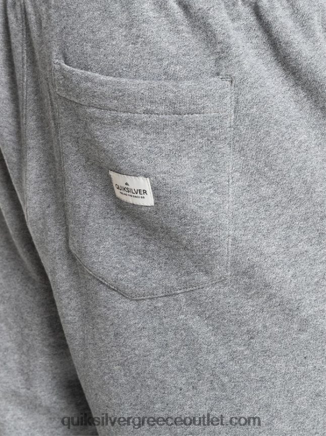 απαραίτητα 19 βιολογικά φούτερ Quiksilver άνδρες 66LP841659 ανοιχτό γκρι ρείκι