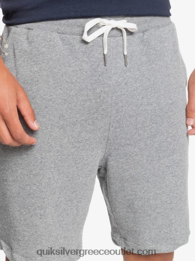απαραίτητα 19 βιολογικά φούτερ Quiksilver άνδρες 66LP841659 ανοιχτό γκρι ρείκι