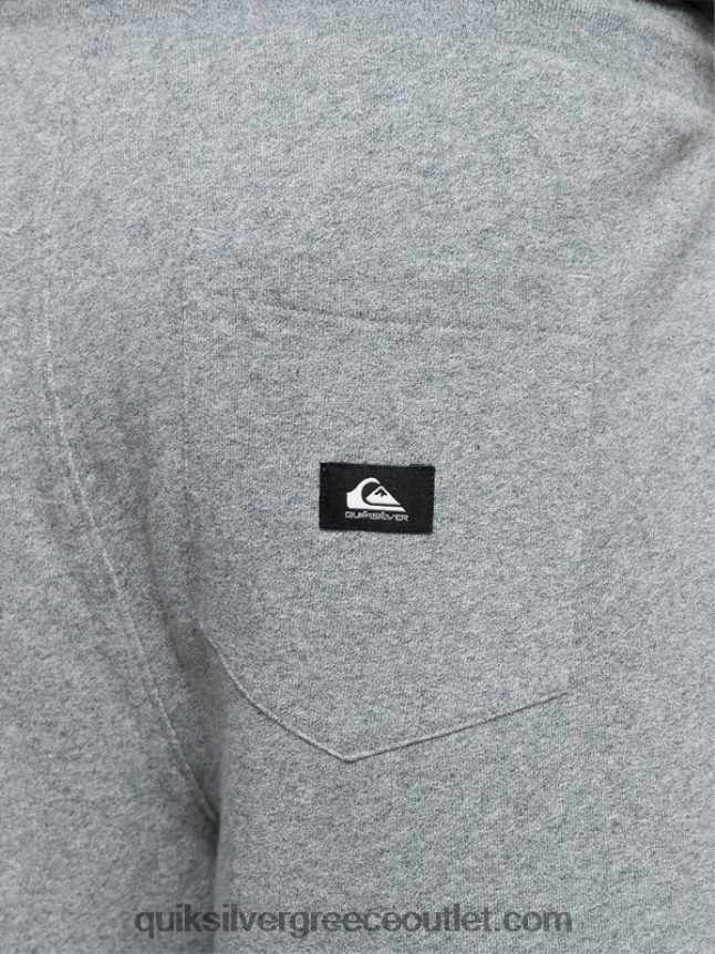 απαραίτητα 19 βιολογικά φούτερ Quiksilver άνδρες 66LP841659 ανοιχτό γκρι ρείκι
