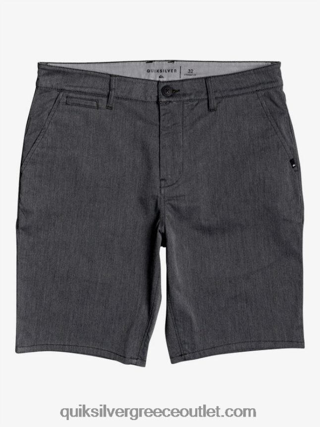 καθημερινό παντελόνι τσεπάκι 20 σινέ Quiksilver άνδρες 66LP841313 σκούρο γκρι ρείκι