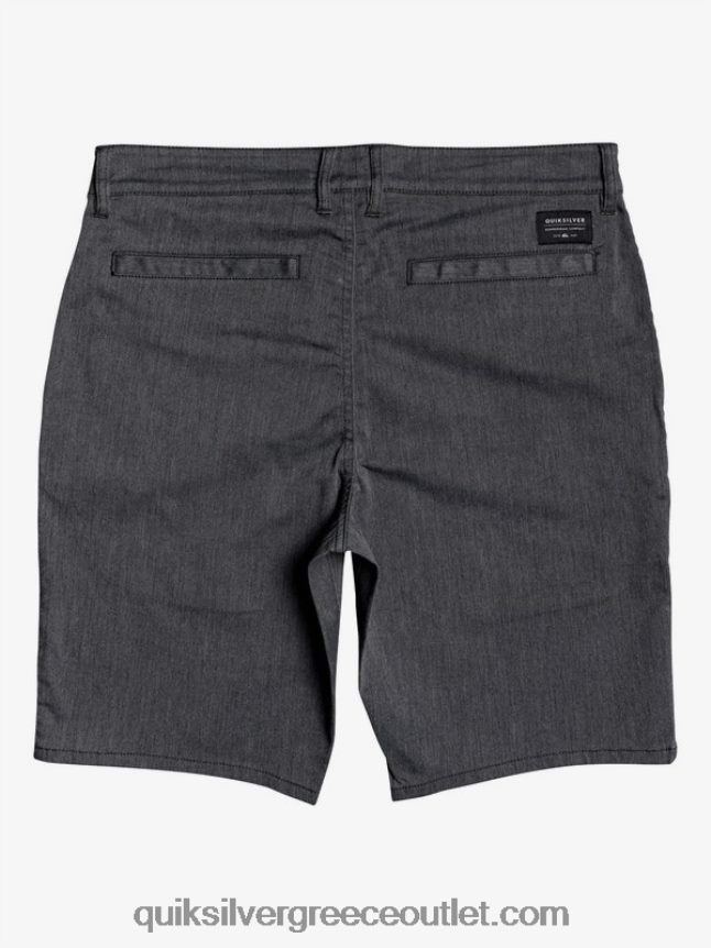 καθημερινό παντελόνι τσεπάκι 20 σινέ Quiksilver άνδρες 66LP841313 σκούρο γκρι ρείκι
