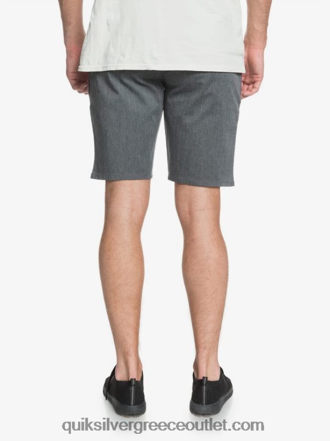 καθημερινό παντελόνι τσεπάκι 20 σινέ Quiksilver άνδρες 66LP841313 σκούρο γκρι ρείκι