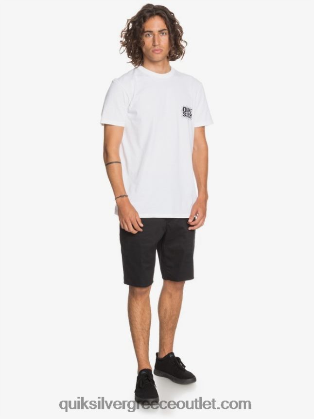 καθημερινό παντελόνι τσεπάκι 20 σινέ Quiksilver άνδρες 66LP841314 μαύρος