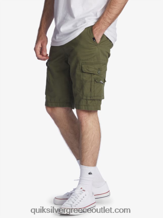 κρίσιμη μάχη 21 σορτς φορτίου Quiksilver άνδρες 66LP841523 τετράφυλλο τριφύλλι
