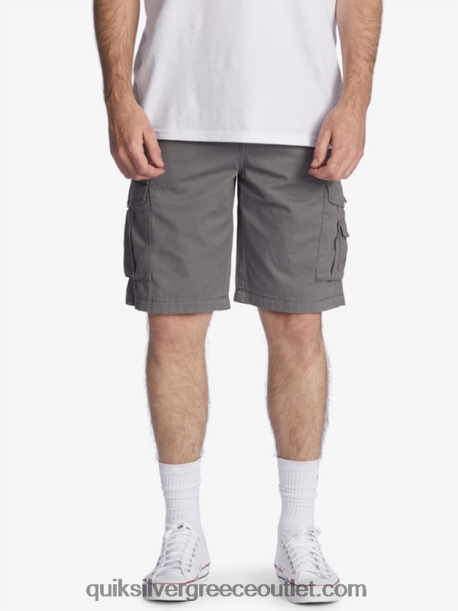 κρίσιμη μάχη 21 σορτς φορτίου Quiksilver άνδρες 66LP841525 ήσυχη σκιά