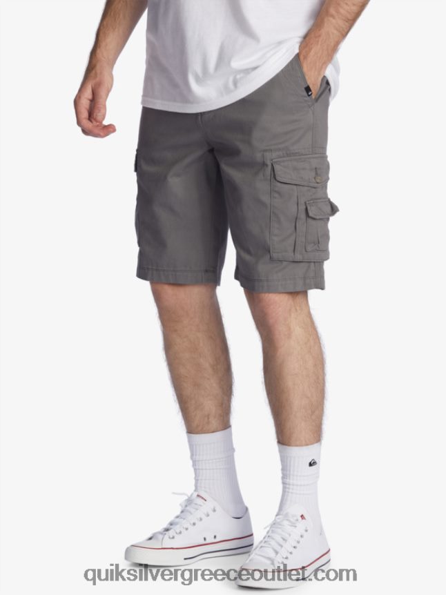 κρίσιμη μάχη 21 σορτς φορτίου Quiksilver άνδρες 66LP841525 ήσυχη σκιά