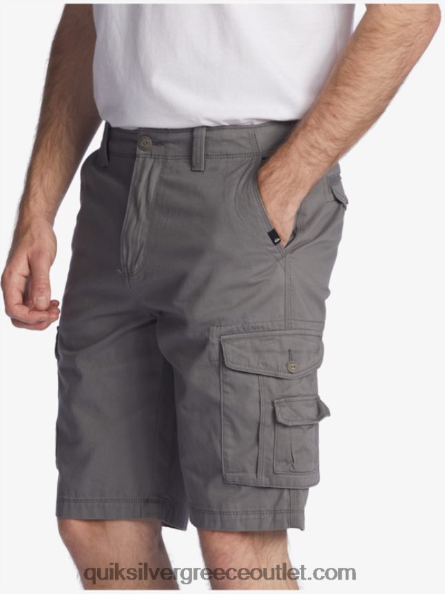 κρίσιμη μάχη 21 σορτς φορτίου Quiksilver άνδρες 66LP841525 ήσυχη σκιά