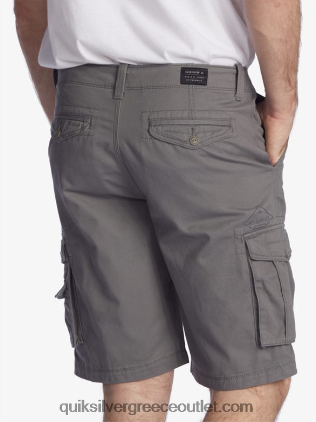 κρίσιμη μάχη 21 σορτς φορτίου Quiksilver άνδρες 66LP841525 ήσυχη σκιά