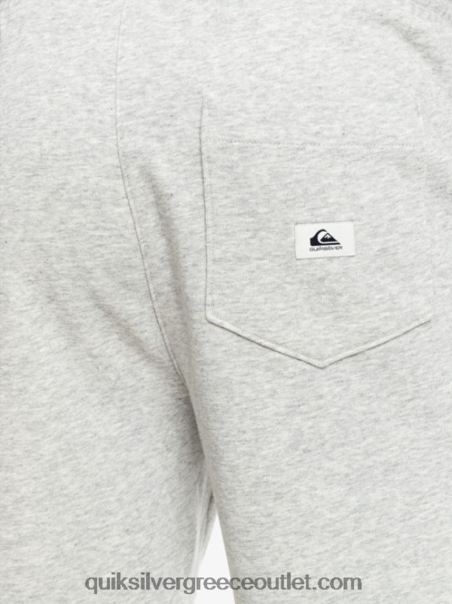 τα απαραίτητα σορτς φούτερ Quiksilver άνδρες 66LP841272 ανοιχτό γκρι ρείκι