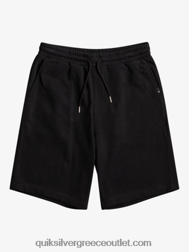τα απαραίτητα σορτς φούτερ Quiksilver άνδρες 66LP841273 μαύρος
