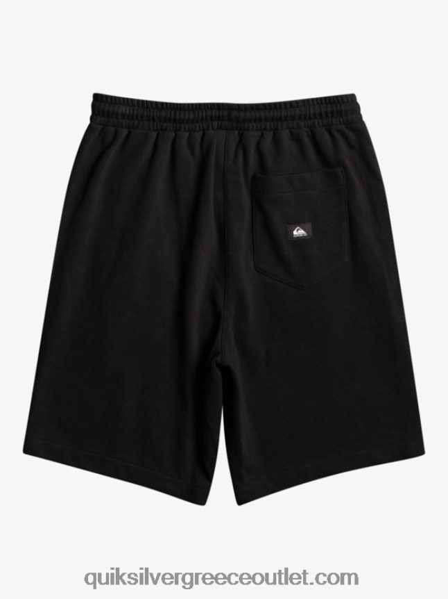 τα απαραίτητα σορτς φούτερ Quiksilver άνδρες 66LP841273 μαύρος