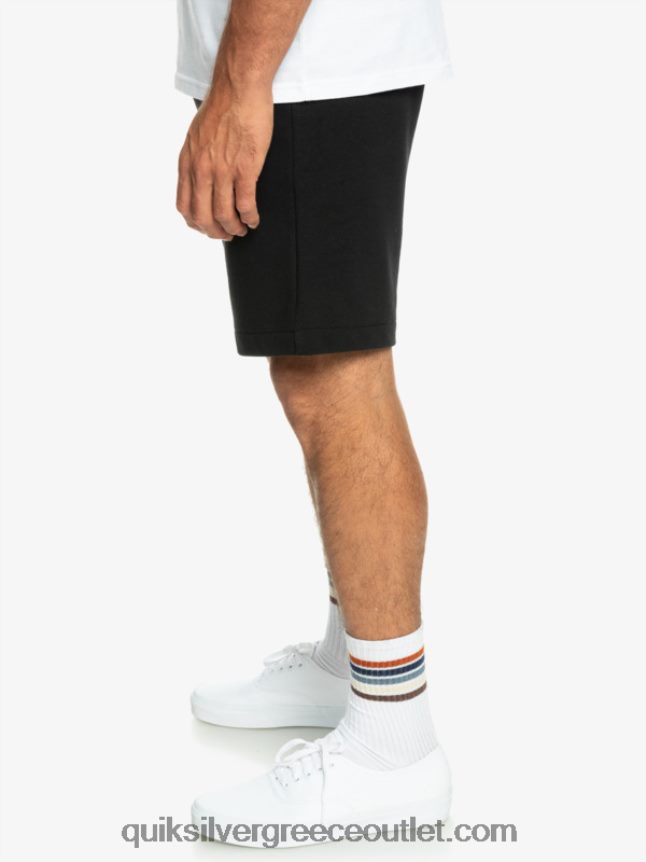 τα απαραίτητα σορτς φούτερ Quiksilver άνδρες 66LP841273 μαύρος