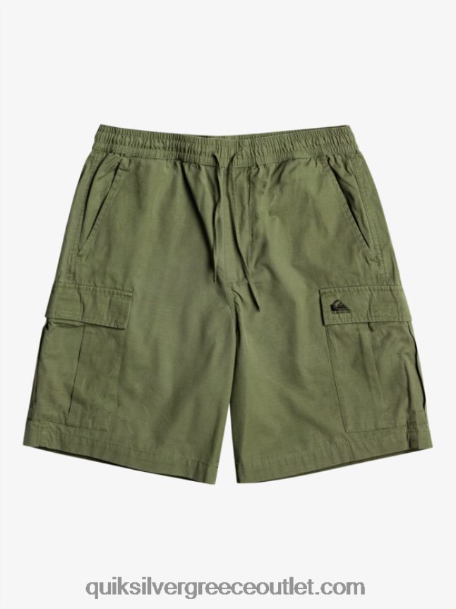 cargo taxer ελαστική μέση 19 σορτς Quiksilver άνδρες 66LP841010 τετράφυλλο τριφύλλι