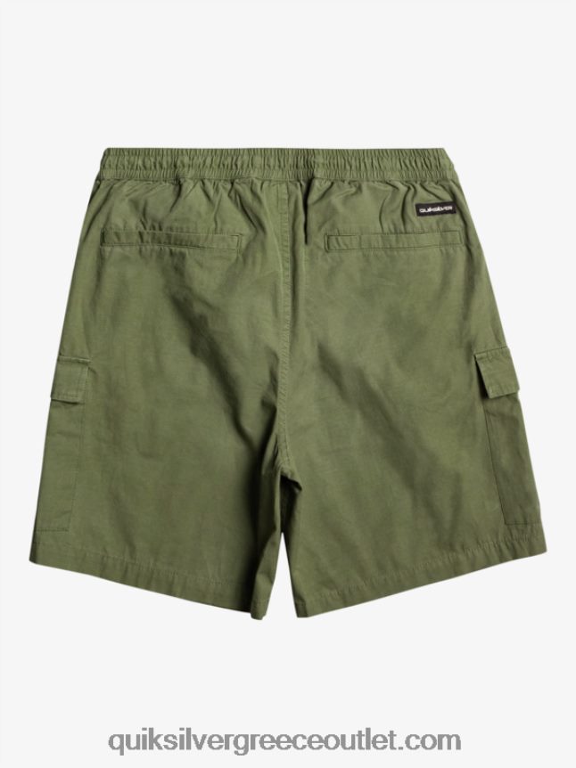 cargo taxer ελαστική μέση 19 σορτς Quiksilver άνδρες 66LP841010 τετράφυλλο τριφύλλι