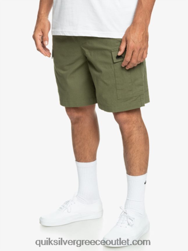 cargo taxer ελαστική μέση 19 σορτς Quiksilver άνδρες 66LP841010 τετράφυλλο τριφύλλι