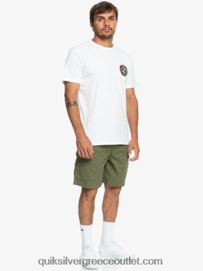 cargo taxer ελαστική μέση 19 σορτς Quiksilver άνδρες 66LP841010 τετράφυλλο τριφύλλι