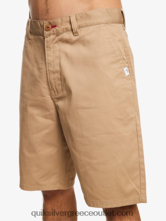 σορτς chino 21 Quiksilver άνδρες 66LP841275 πλαζ