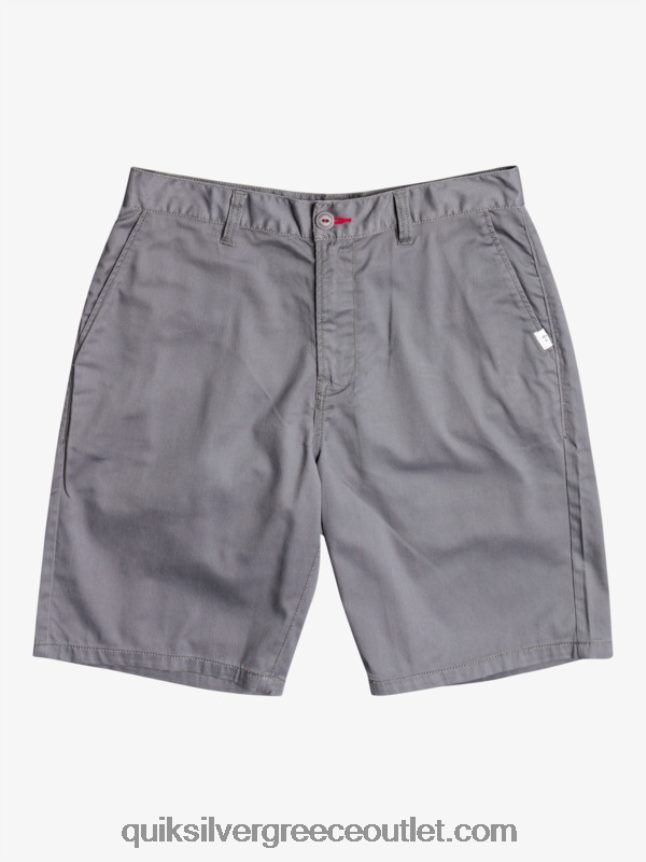 σορτς chino 21 Quiksilver άνδρες 66LP841276 ήσυχη σκιά